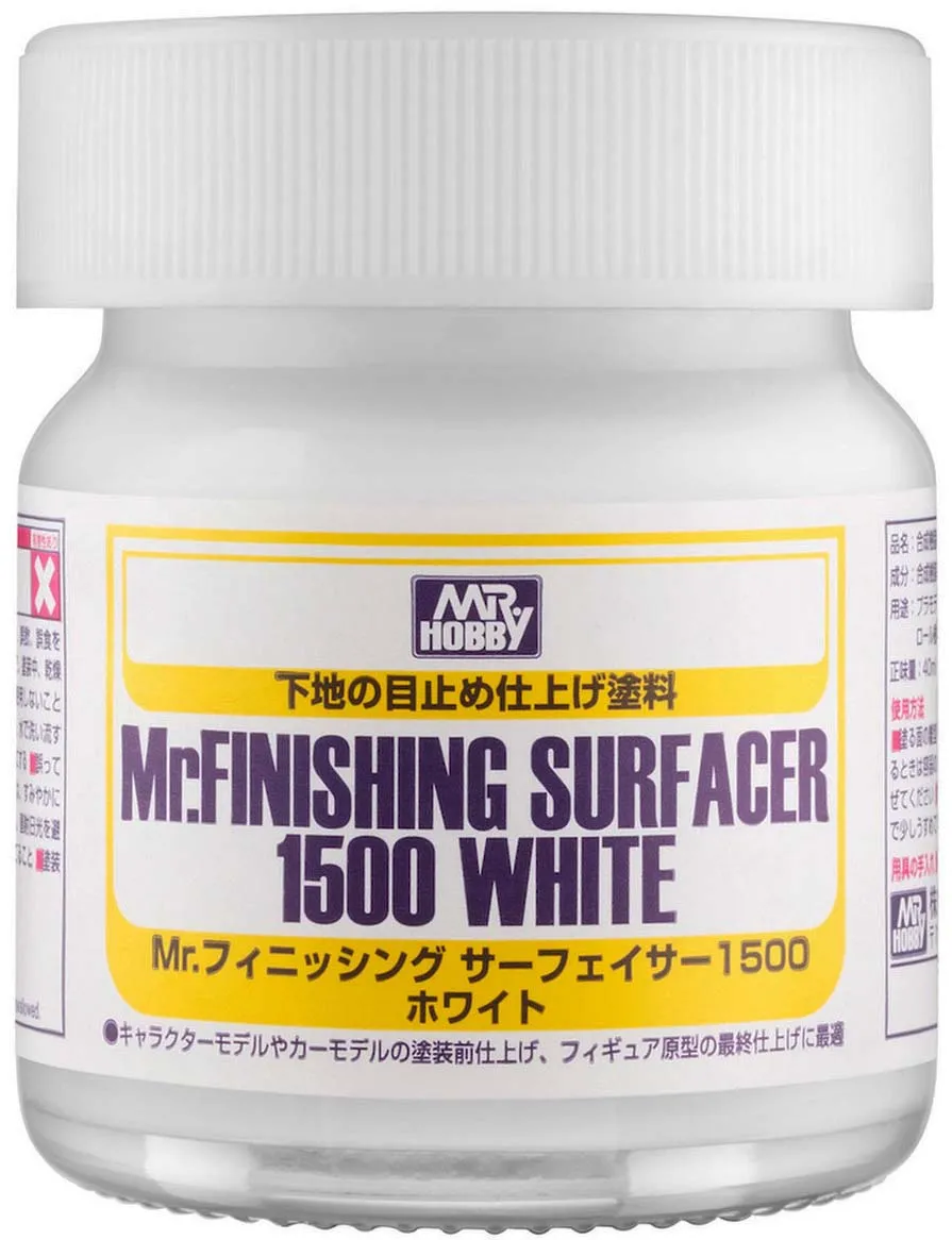 Грунтовка финишная белая SF-291, Mr Finishing surfacer 1500, 40 мл