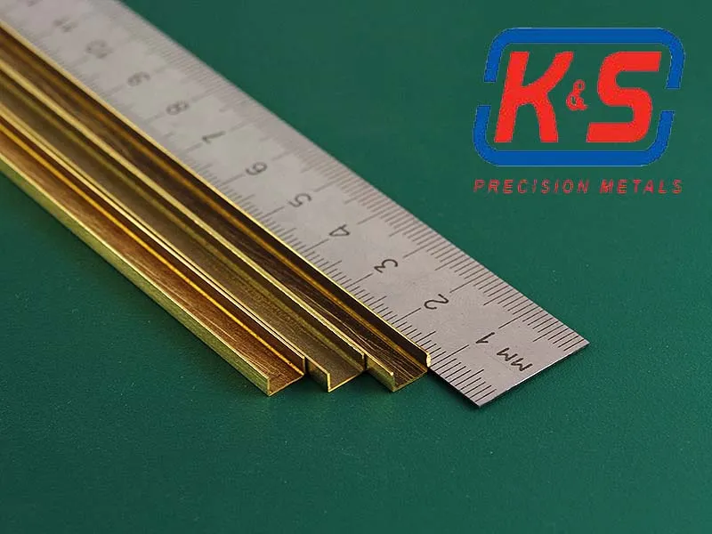 C-профиль латунный 6,4 мм, 1 шт