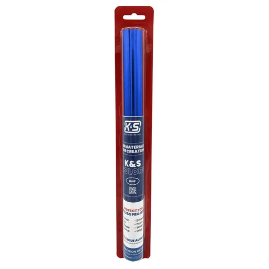 Фольга алюминиевая синяя, 0,1 мм, лист 30х61 см