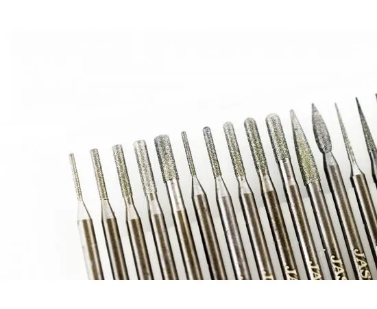 Боры алмазные, набор 20 шт., Lux Боры алмазные, набор 20 шт., Lux