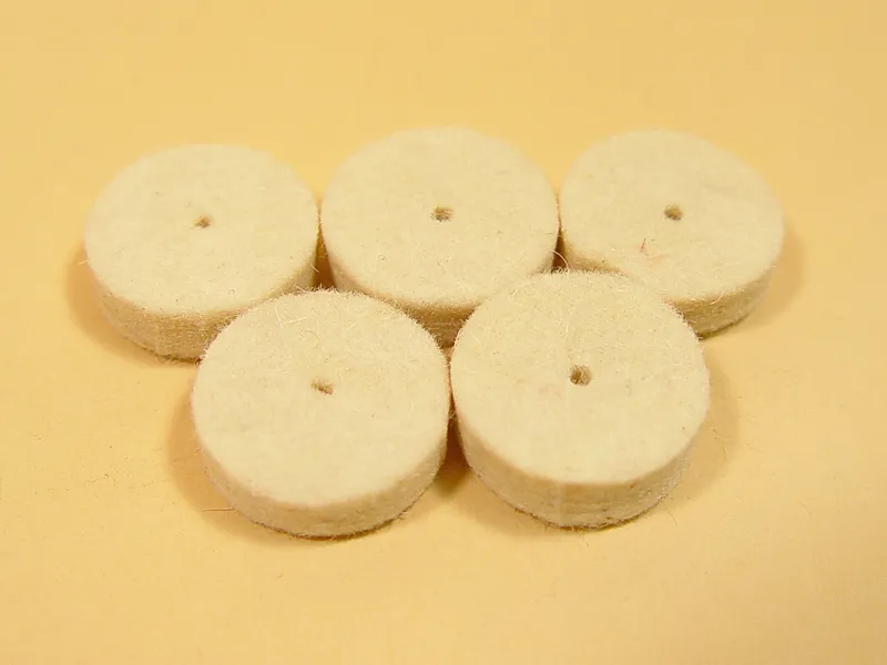 Диск полировальный, шерсть, 20х5 мм, 5 шт JAS