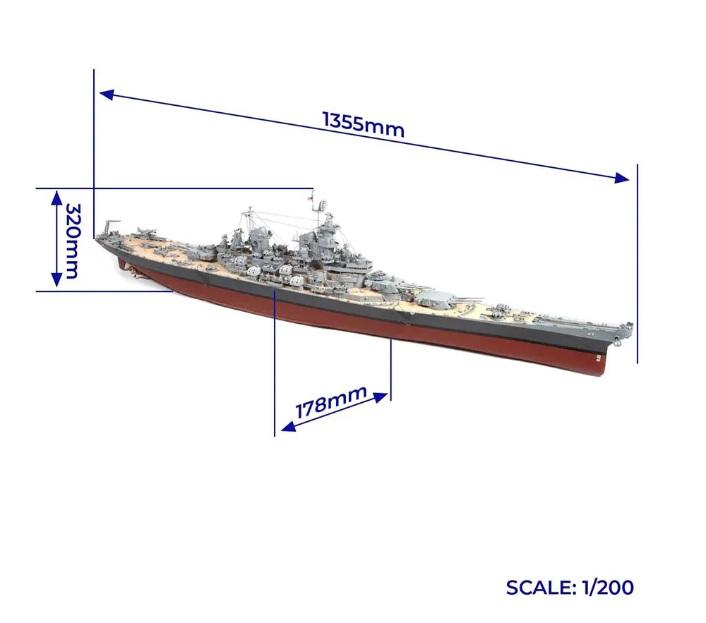 USS Missouri BB-63 + (Стартовый набор инструментов)