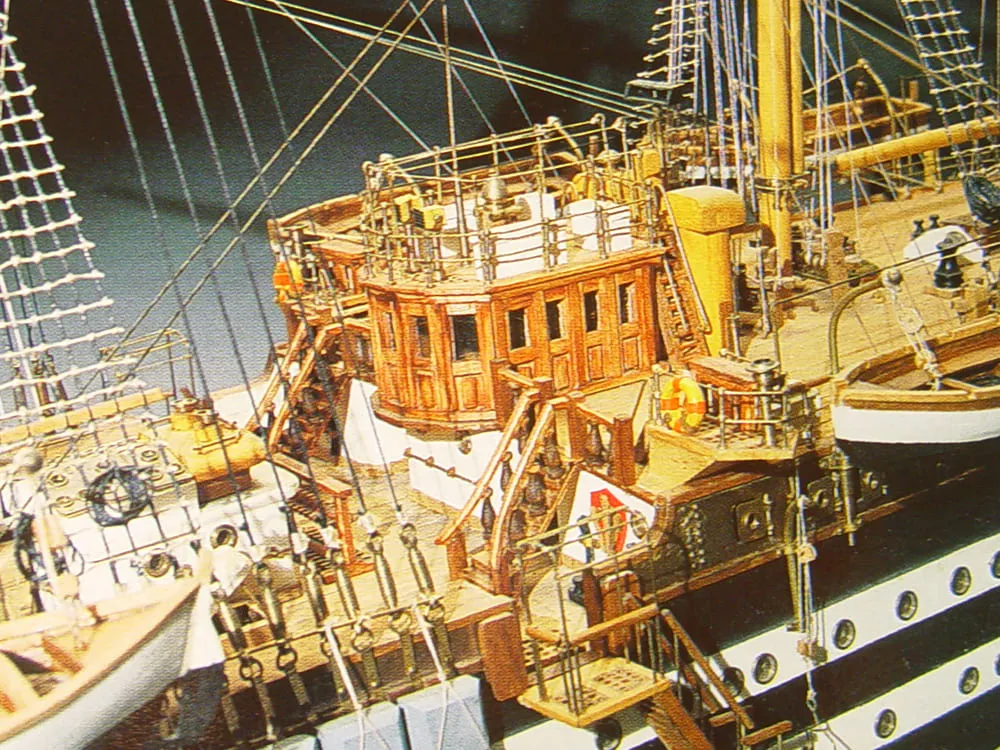 Модель корабля своими руками Amerigo Vespucci