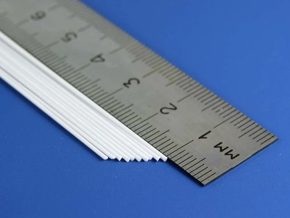 Пруток пластиковый круглый 0,75 мм, 10 шт/уп.