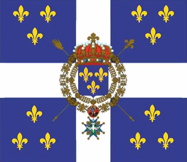 Кормовой флаг, Франция, 38х34 мм