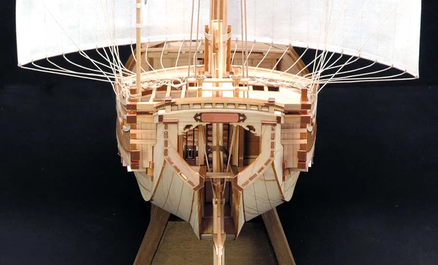 деревянная модель парусника Higakikaisen деревянная модель парусника Higakikaisen