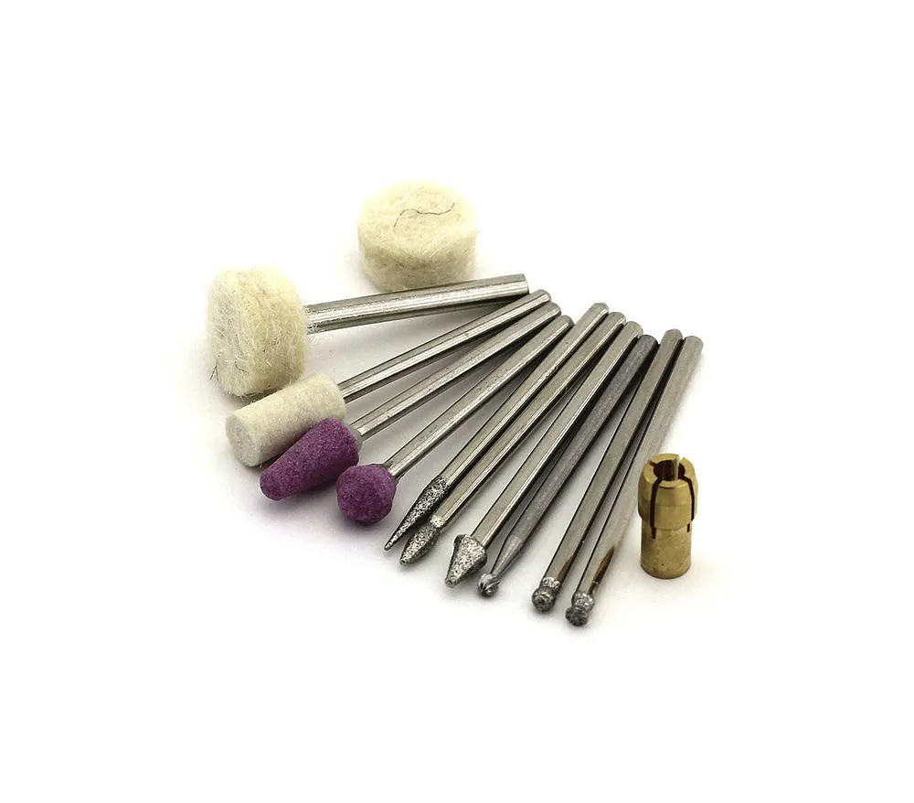 Бормашина 12 В, 12500 об/мин., принадлежности 10374