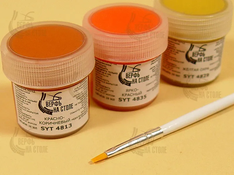 Кисть из синтетического волоса, плоская N 2