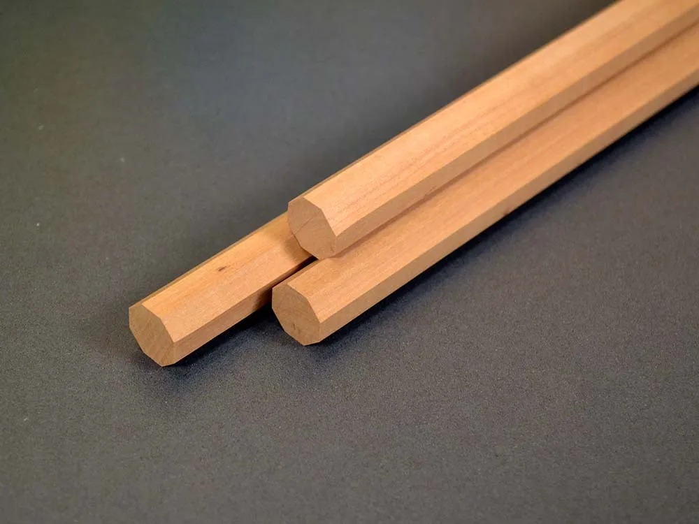 Рейка восьмигранная 12х12 мм, груша, 1 шт