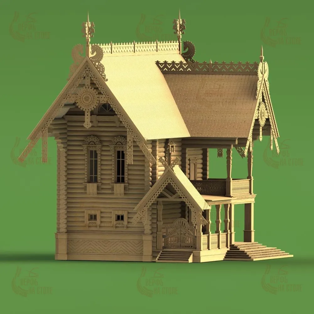 Терем русского подворья, 1873 г, , 1900 деталей