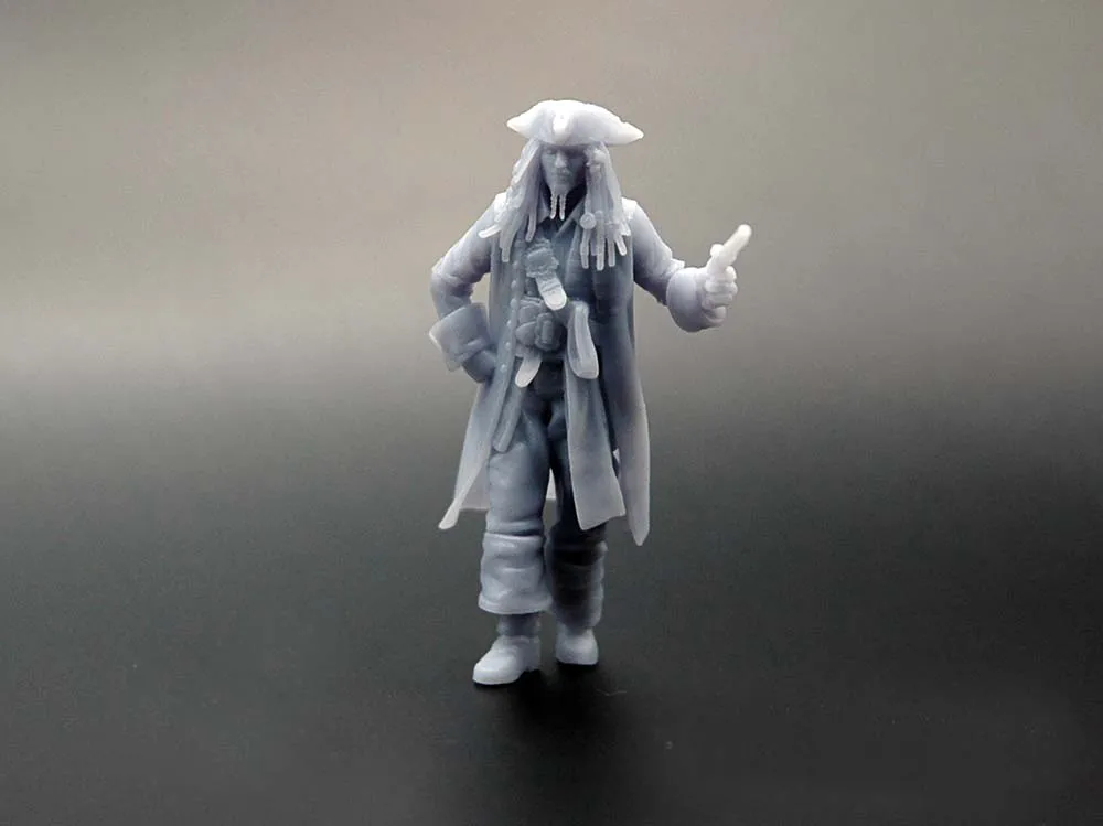 Фигурка пирата "Джек Воробей" №2, смола, 34 мм Фигурка пирата "Джек Воробей" №2, смола, 34 мм