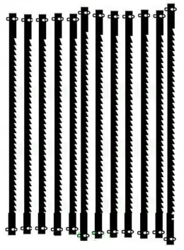 Пилки со штифтами для лобзика Proxxon DSH/E, мелкий зуб, 12 шт Пилки со штифтами для лобзика Proxxon DSH/E, мелкий зуб, 12 шт