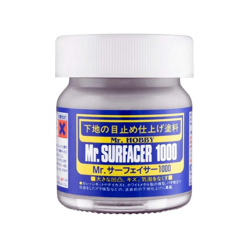 Грунтовка мелкозернистая SF-284, Mr Surfacer 1000, 40 мл