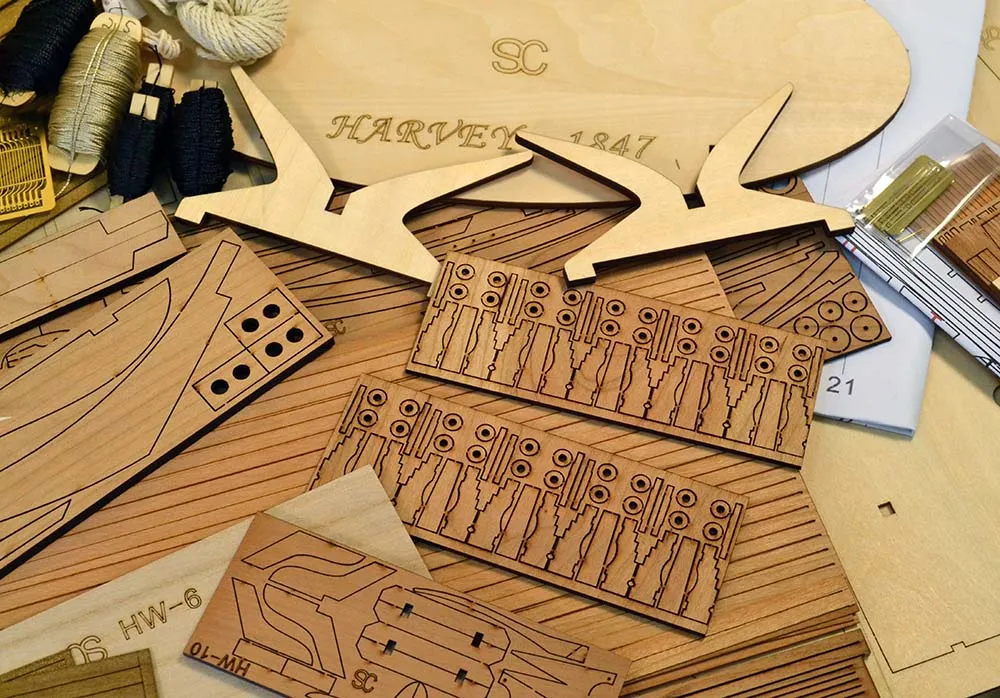 модель корабля для сборки Harvey модель корабля для сборки Harvey