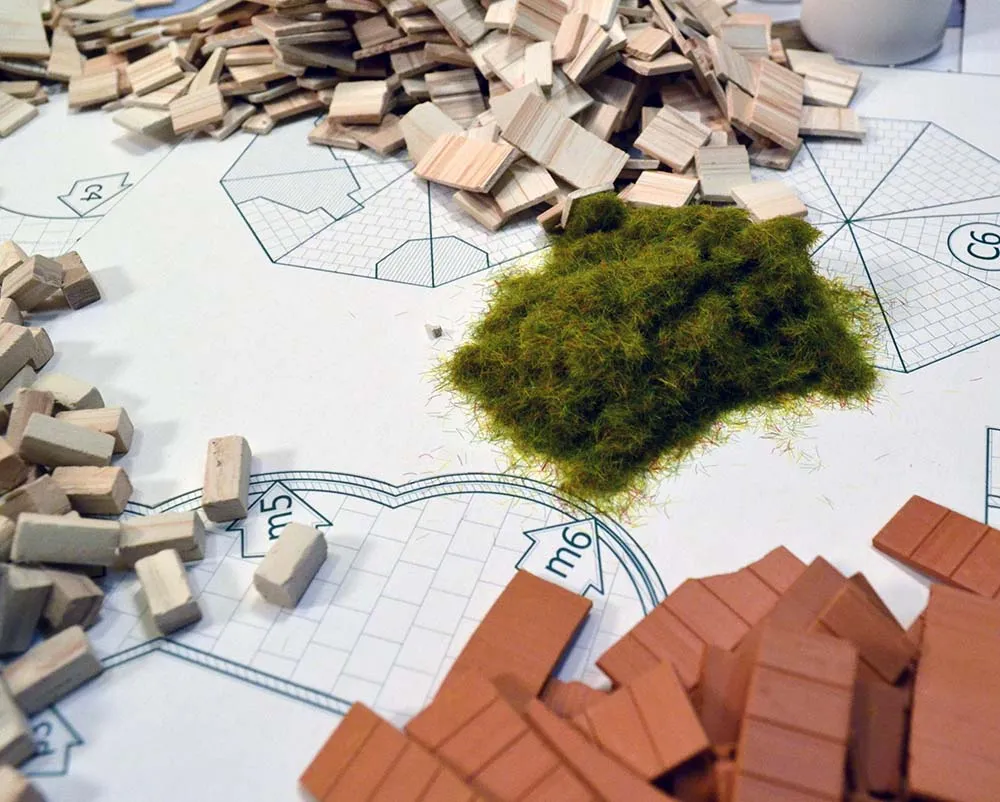 Керамический конструктор Сельский дом с мостом купить Керамический конструктор Сельский дом с мостом купить