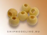 Бейфут, деревянный ролик, 4 мм, 20 шт