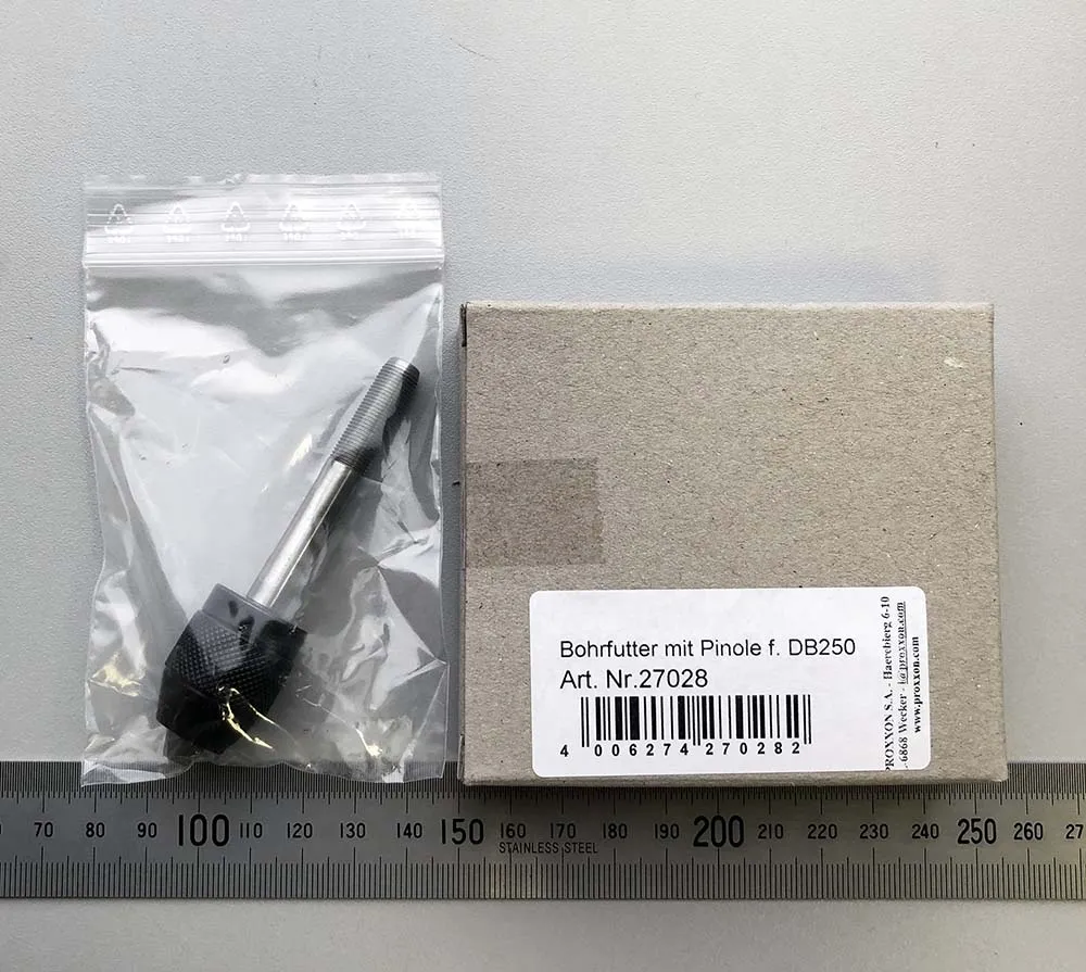 Патрон с хвостовиком для задней бабки Proxxon DB250 27028 Патрон с хвостовиком для задней бабки Proxxon DB250 27028