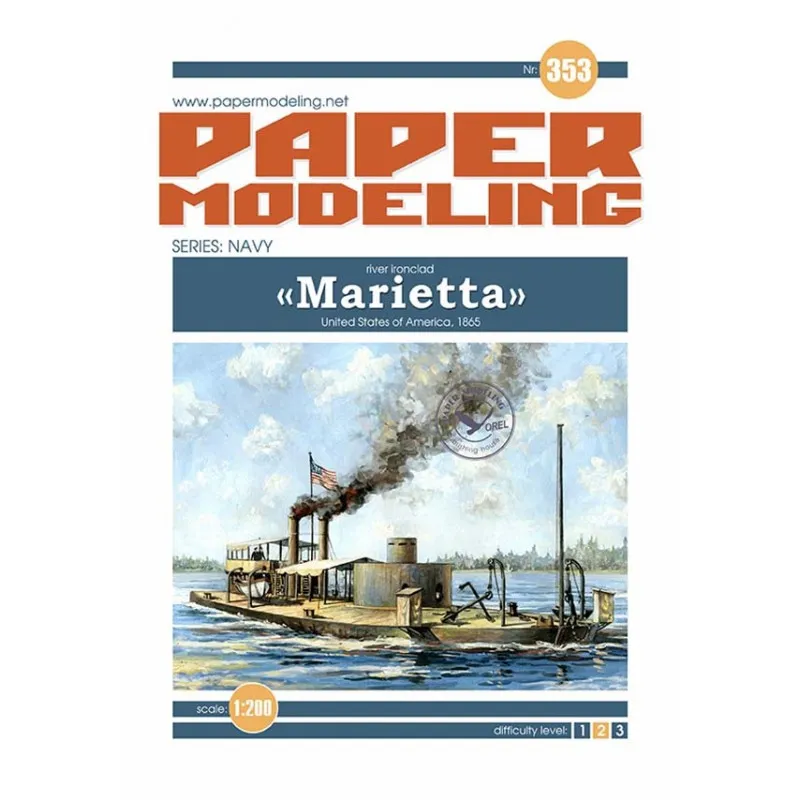 Модель из картона монитор Marietta Модель из картона монитор Marietta