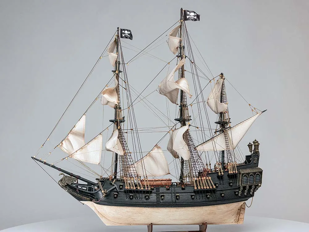 модель корабля своими руками Black Swan, пиратский корабль