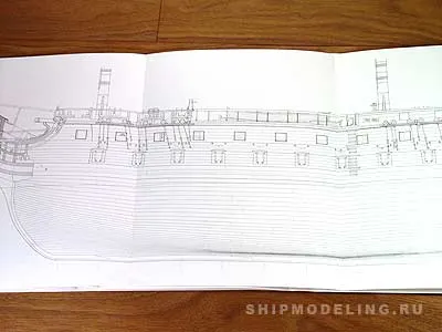 Чертежи 74 пушечного корабля Чертежи 74 пушечного корабля