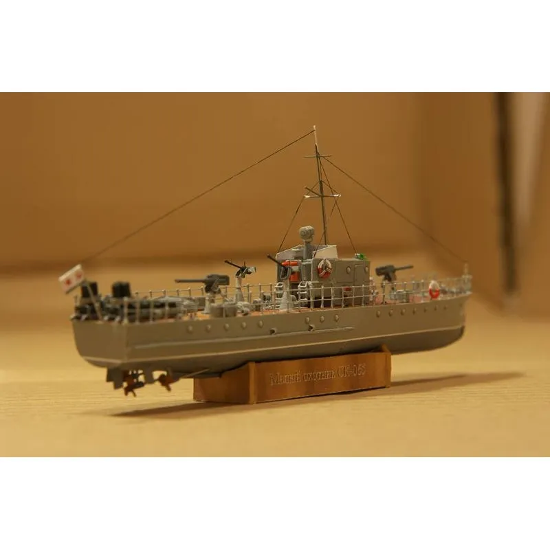 Модели из картона тральщик "Мина"+ морской охотник "МО-4", СССР 1940 г Модели из картона тральщик "Мина"+ морской охотник "МО-4", СССР 1940 г