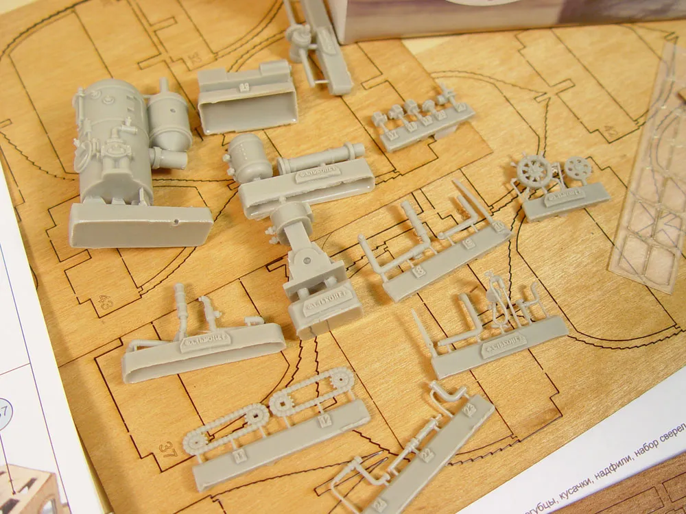 Паровой катер Абрау-Дюрсо + (Стартовый набор инструментов)