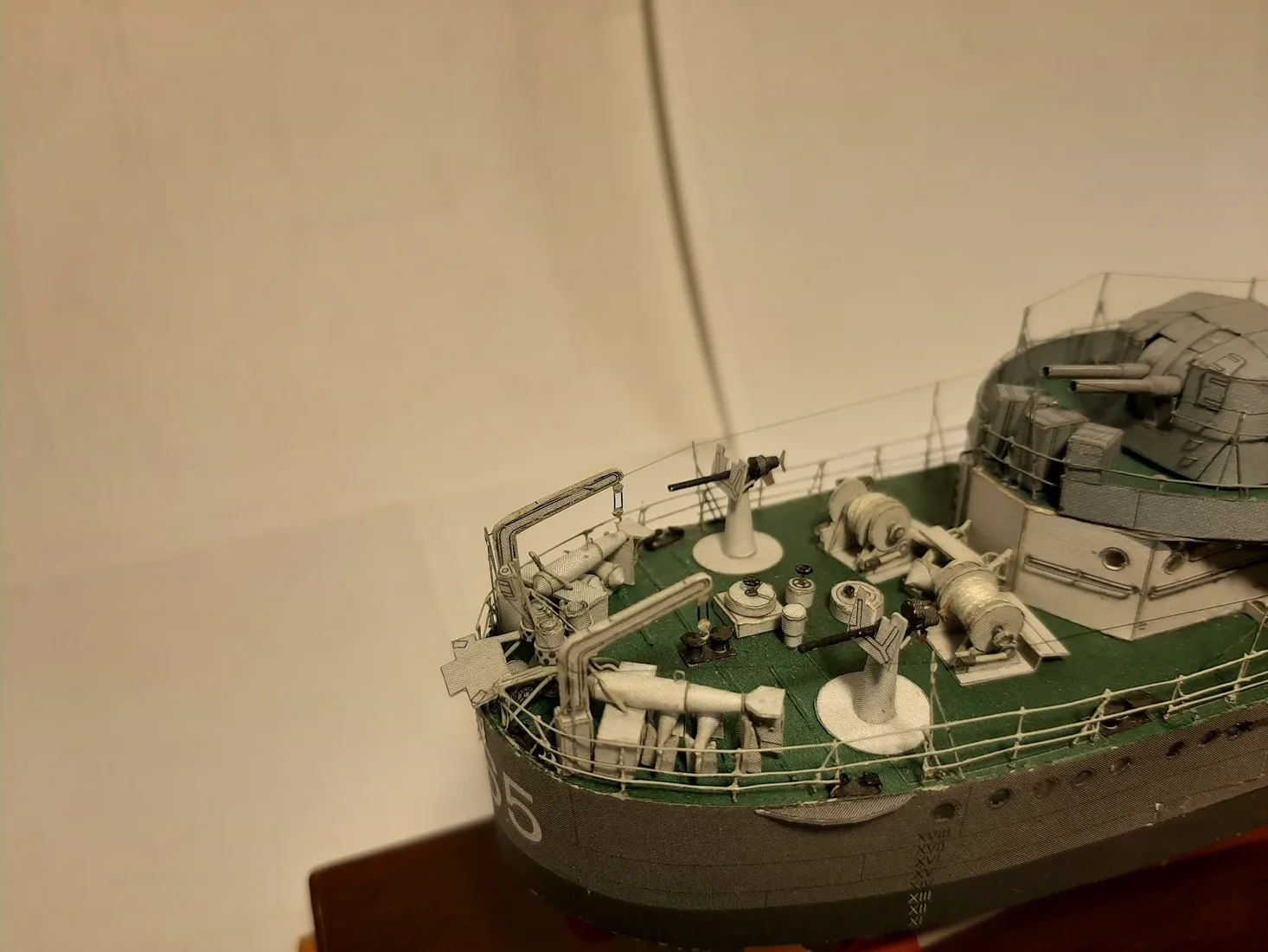 Модель корабля ORP "Piorun" - Верфь на Столе