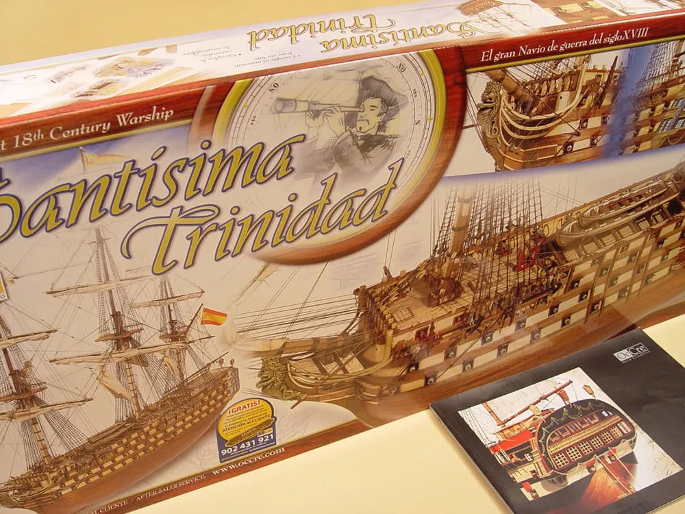 модель корабля своими руками Santisima Trinidad