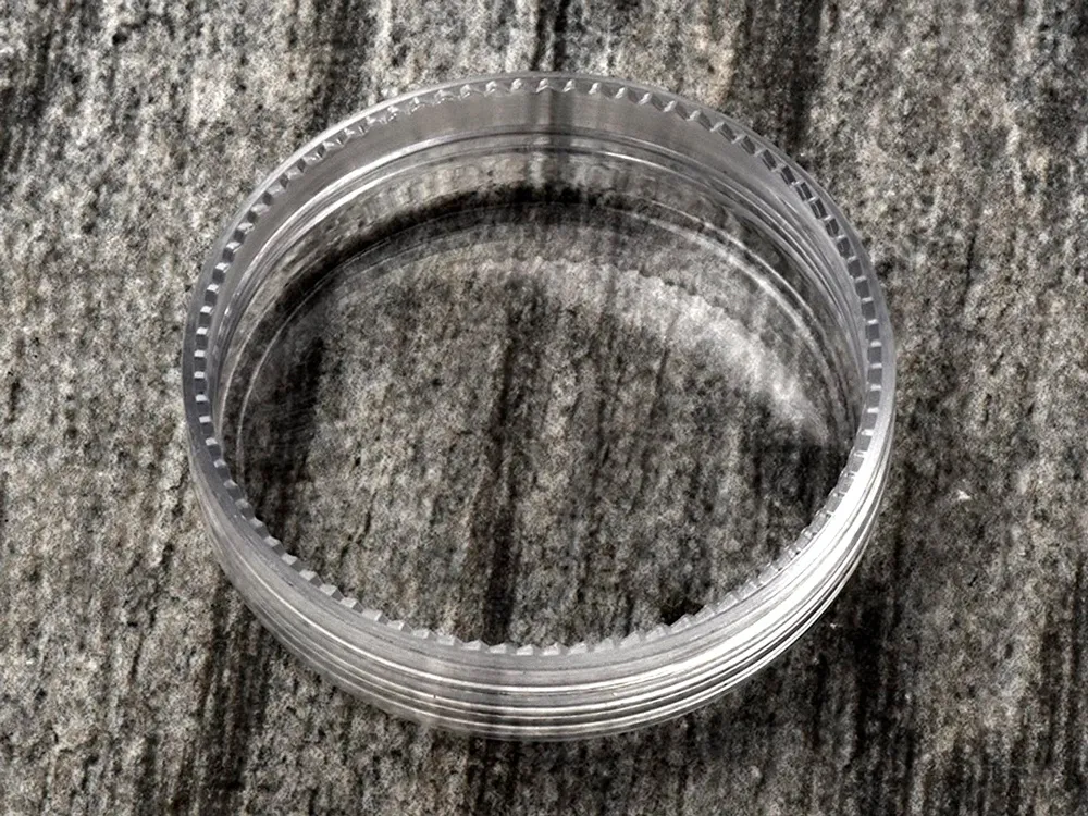 Круглые прозрачные контейнеры, диаметр 38 мм, 12 штук