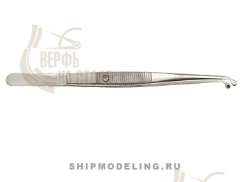 Закругленный пинцет с защёлкой