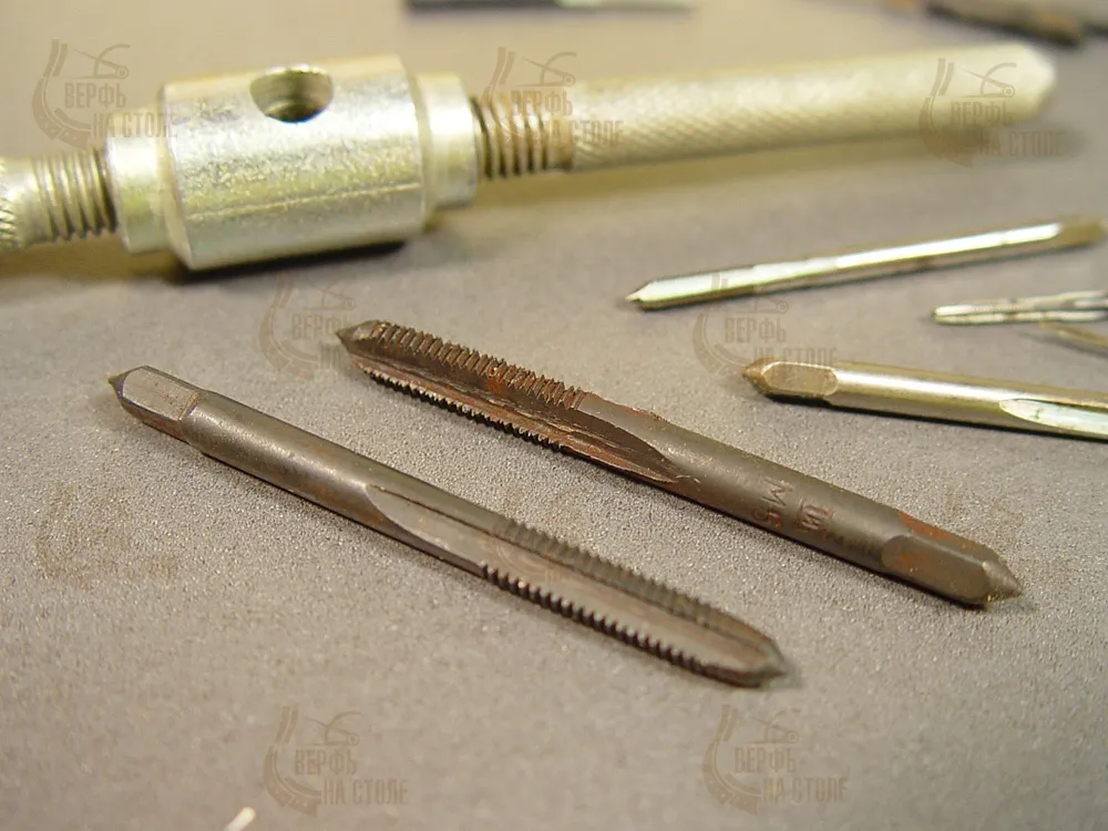 Метчик ручной, М5х0,8 Метчик ручной, М5х0,8