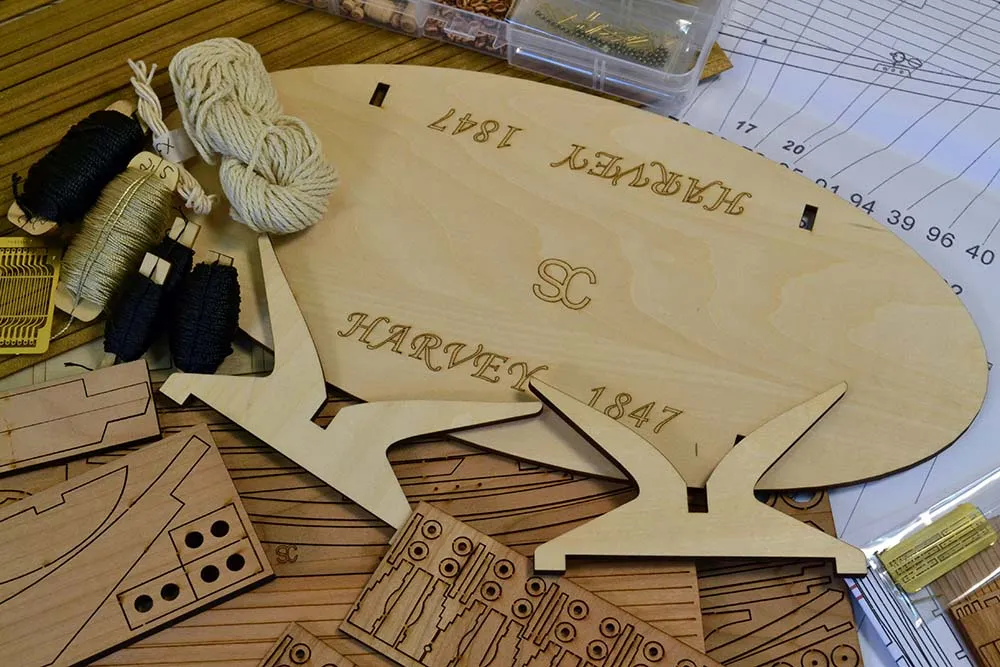 модель корабля для сборки Harvey модель корабля для сборки Harvey