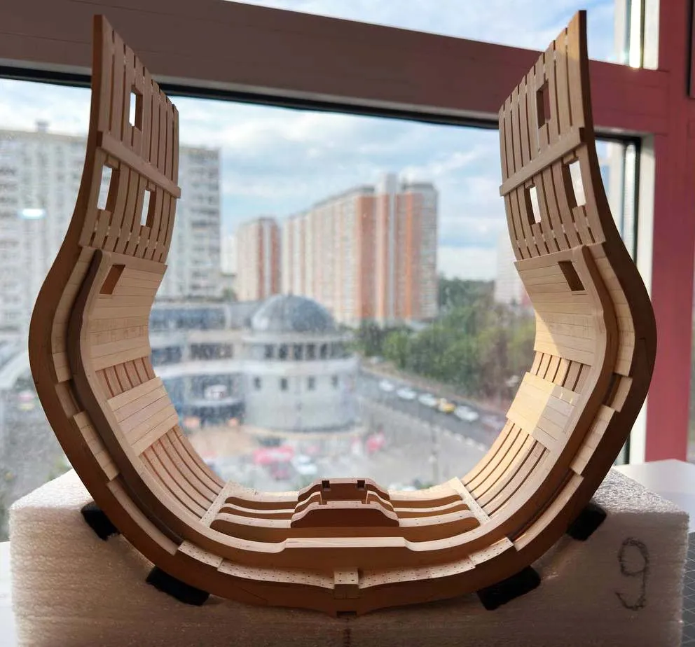 модель корабля для сборки Bonhomme Richard сечение, версия вишня модель корабля для сборки Bonhomme Richard сечение, версия вишня