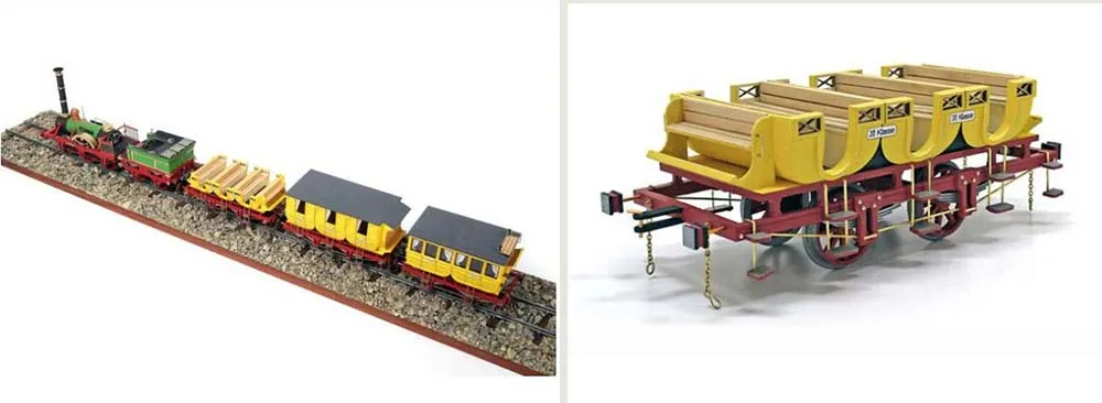 модель паровоза Вагоны для паровоза ADLER модель паровоза Вагоны для паровоза ADLER