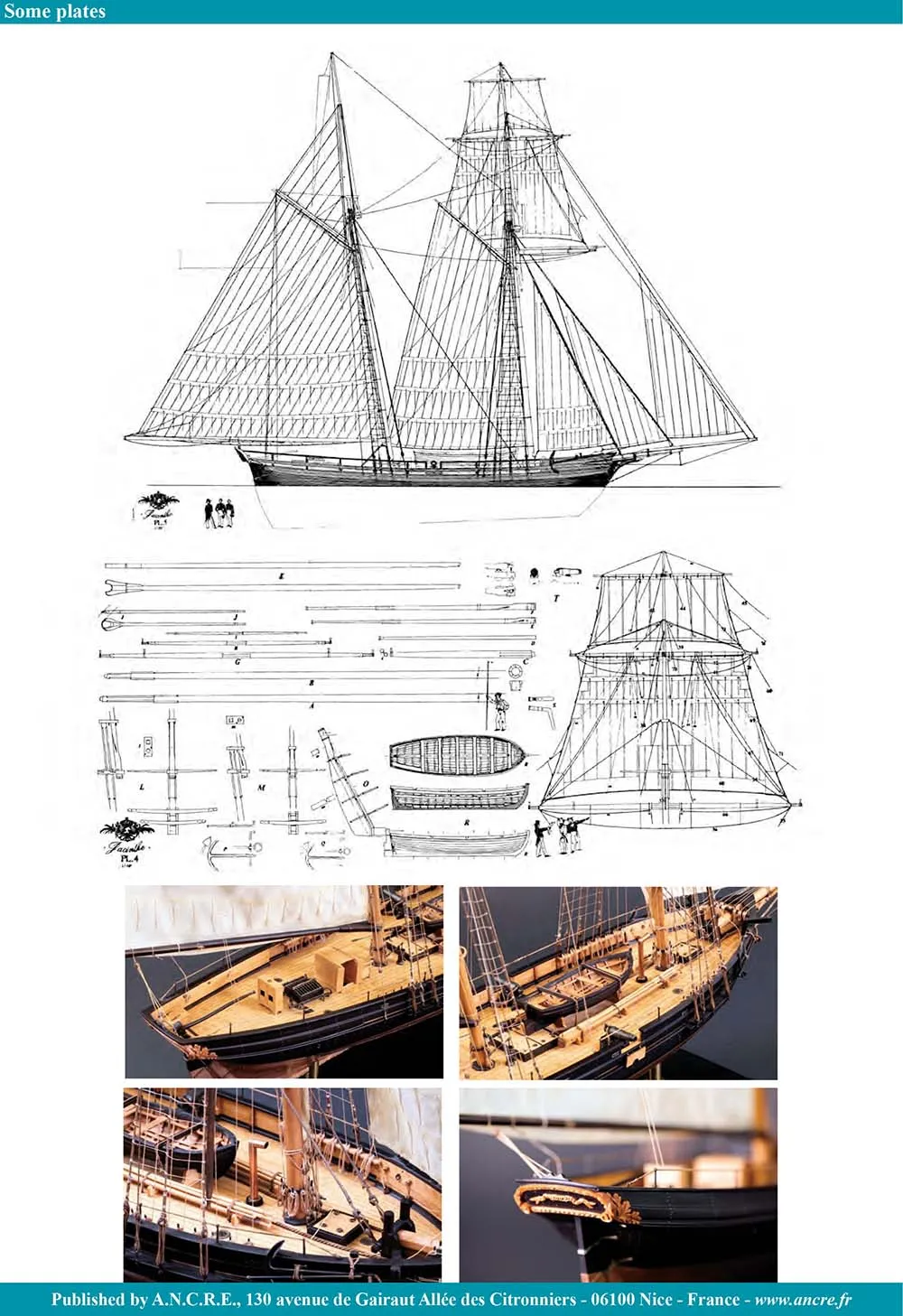 La Jacinthe Schooner, 1825 + чертежи