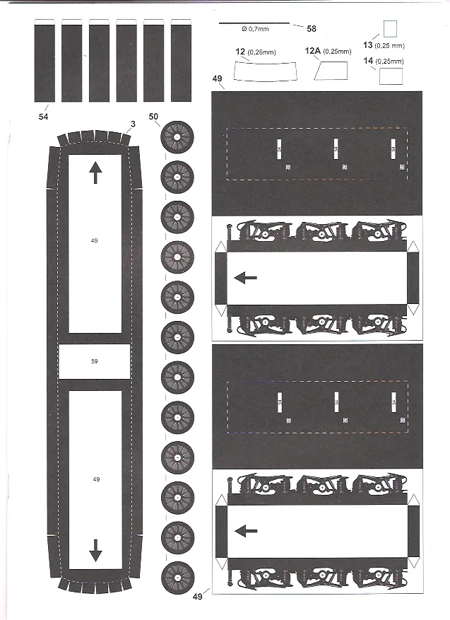 Модель из бумаги Электровоз ЧС4т