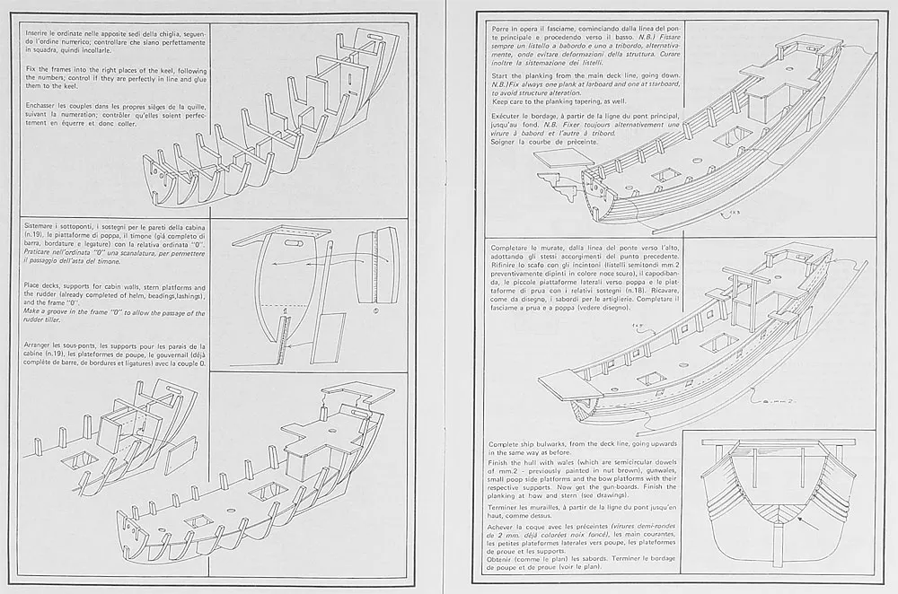 Чертеж пиратской джонки