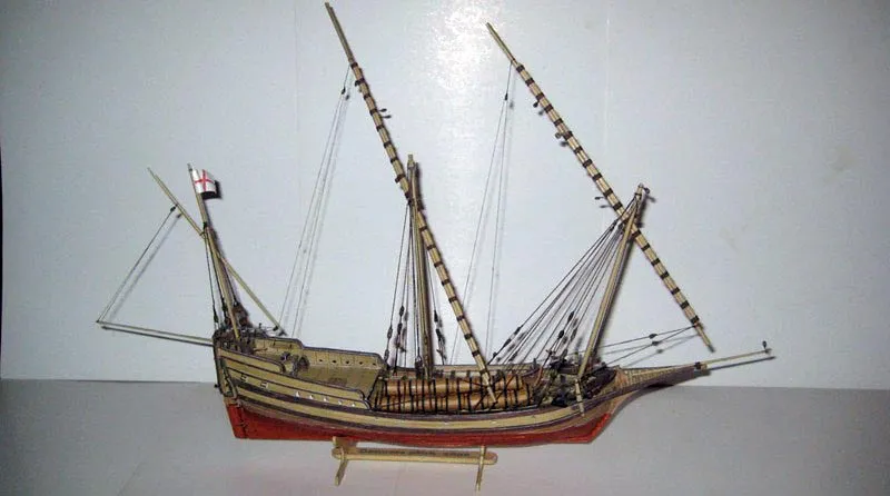 Модель из бумаги генуэзский пинк Модель из бумаги генуэзский пинк