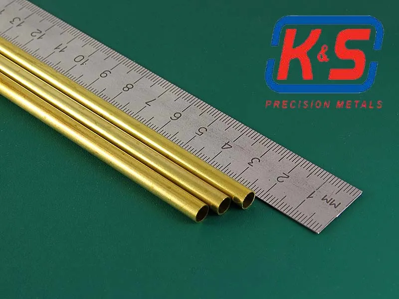 Латунная трубка 5,6х0,36 мм, 1 шт