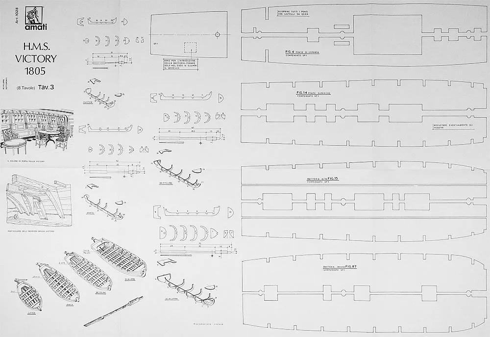 Чертеж корабля HMS VICTORY Чертеж корабля HMS VICTORY