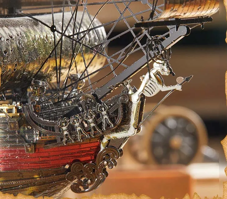 Месть королевы Анны (цветная 3D модель)