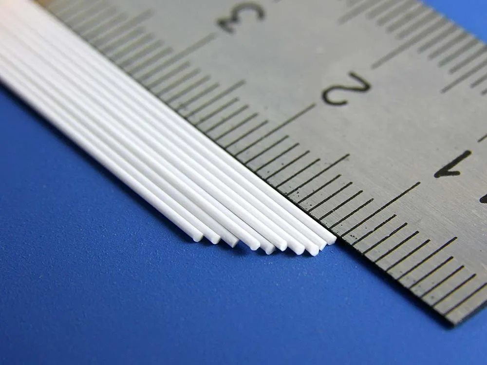 Пруток пластиковый круглый 0,5 мм, 10 шт/уп.