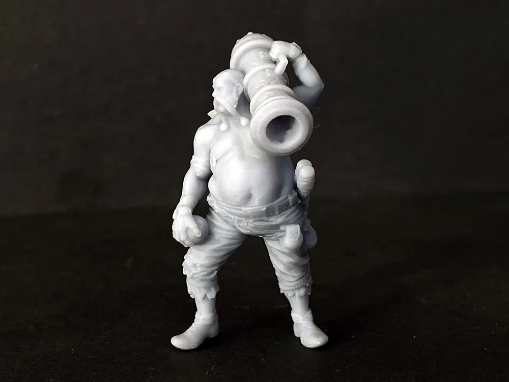 Фигурка пирата "Канонир", смола, 38 мм Фигурка пирата "Канонир", смола, 38 мм