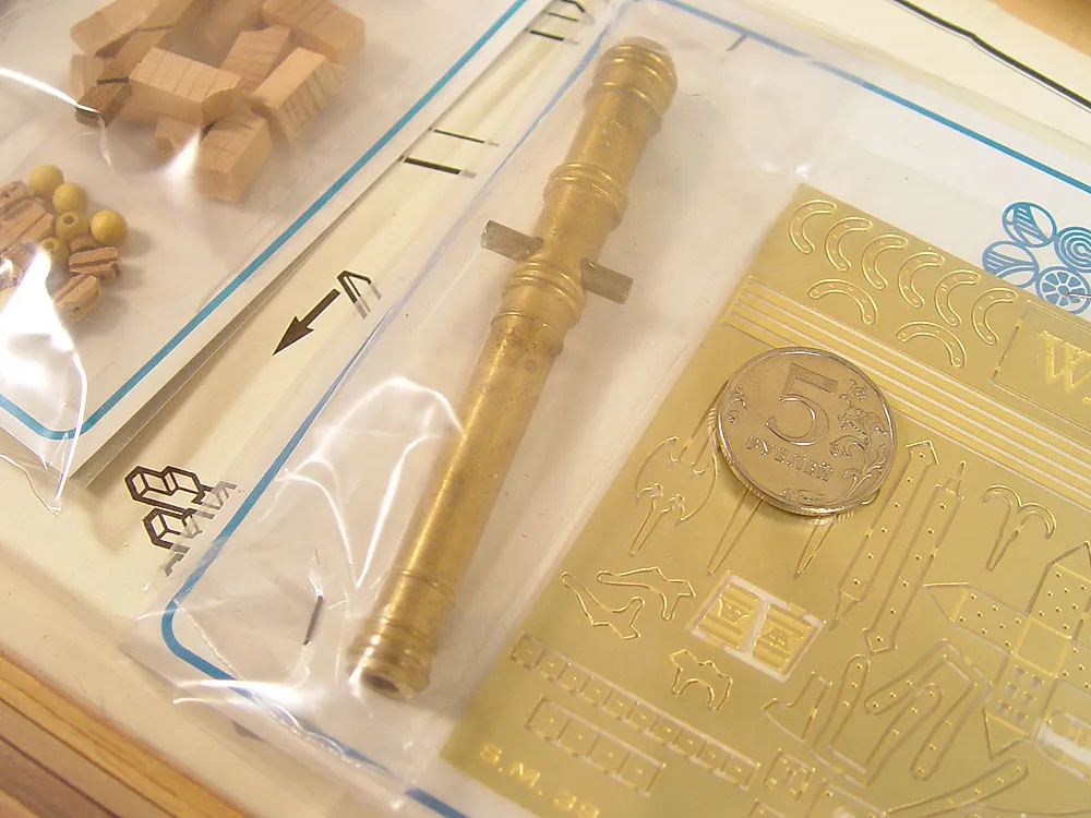 деревянная модель корабля Wasa сечение