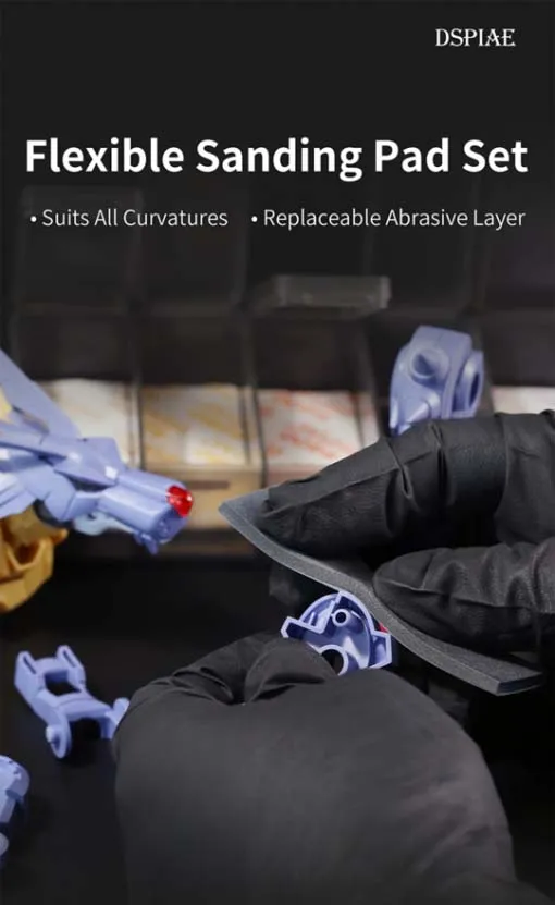 Набор из 3 мм шлифовальных губок (5 шт) и 30 пластин зернистости 1000-2500 Набор из 3 мм шлифовальных губок (5 шт) и 30 пластин зернистости 1000-2500