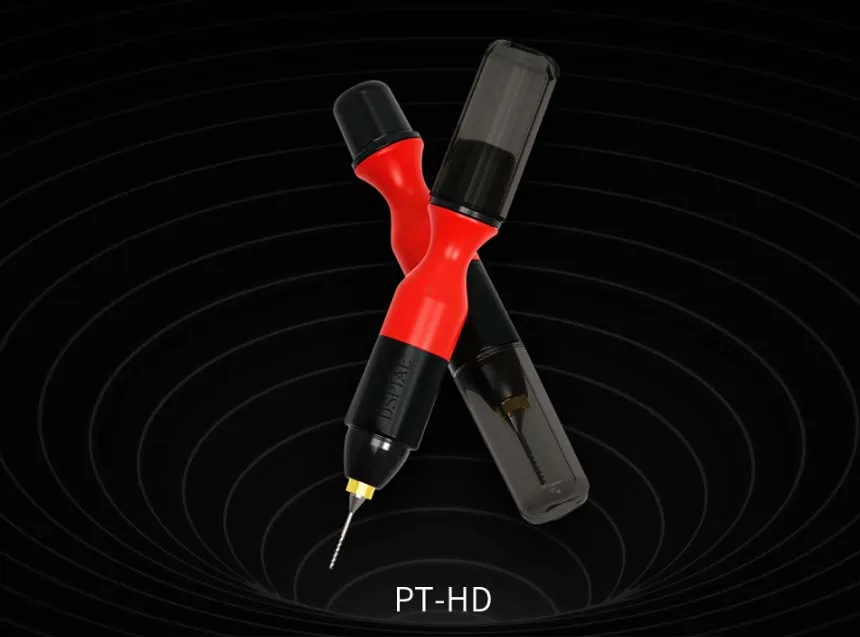 Ручная короткая минидрель со сверлами
