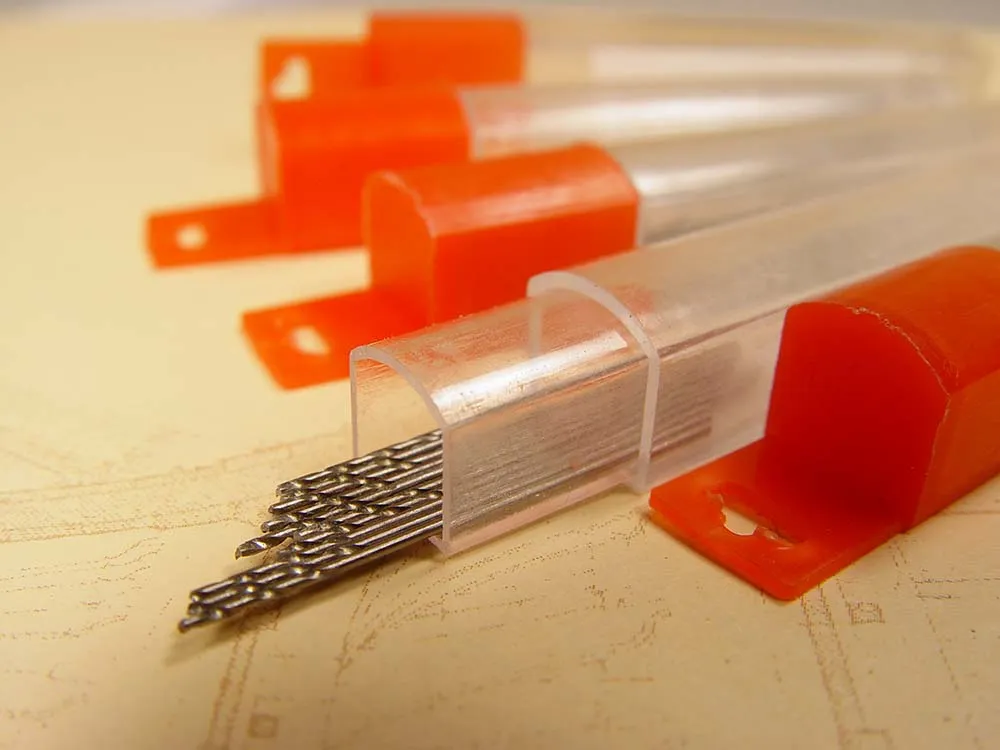 Сверла 0,25 мм, 5 штук