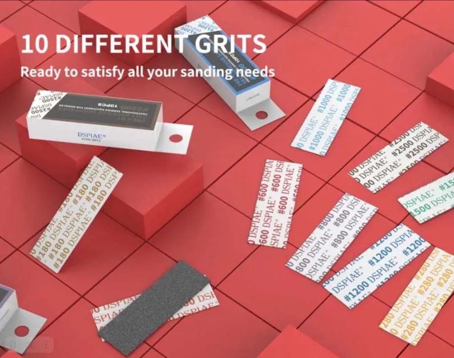 Самоклеящаяся наждачная плёнка 75х25 мм, зерно 280, 10 шт Самоклеящаяся наждачная плёнка 75х25 мм, зерно 280, 10 шт