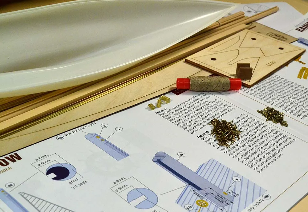 модель корабля Rainbow