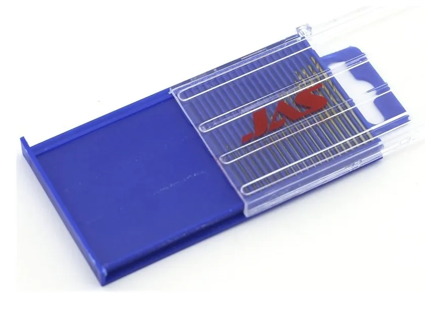 Набор сверл от 0,3 до 1,6 мм с титановым покрытием, 20 шт